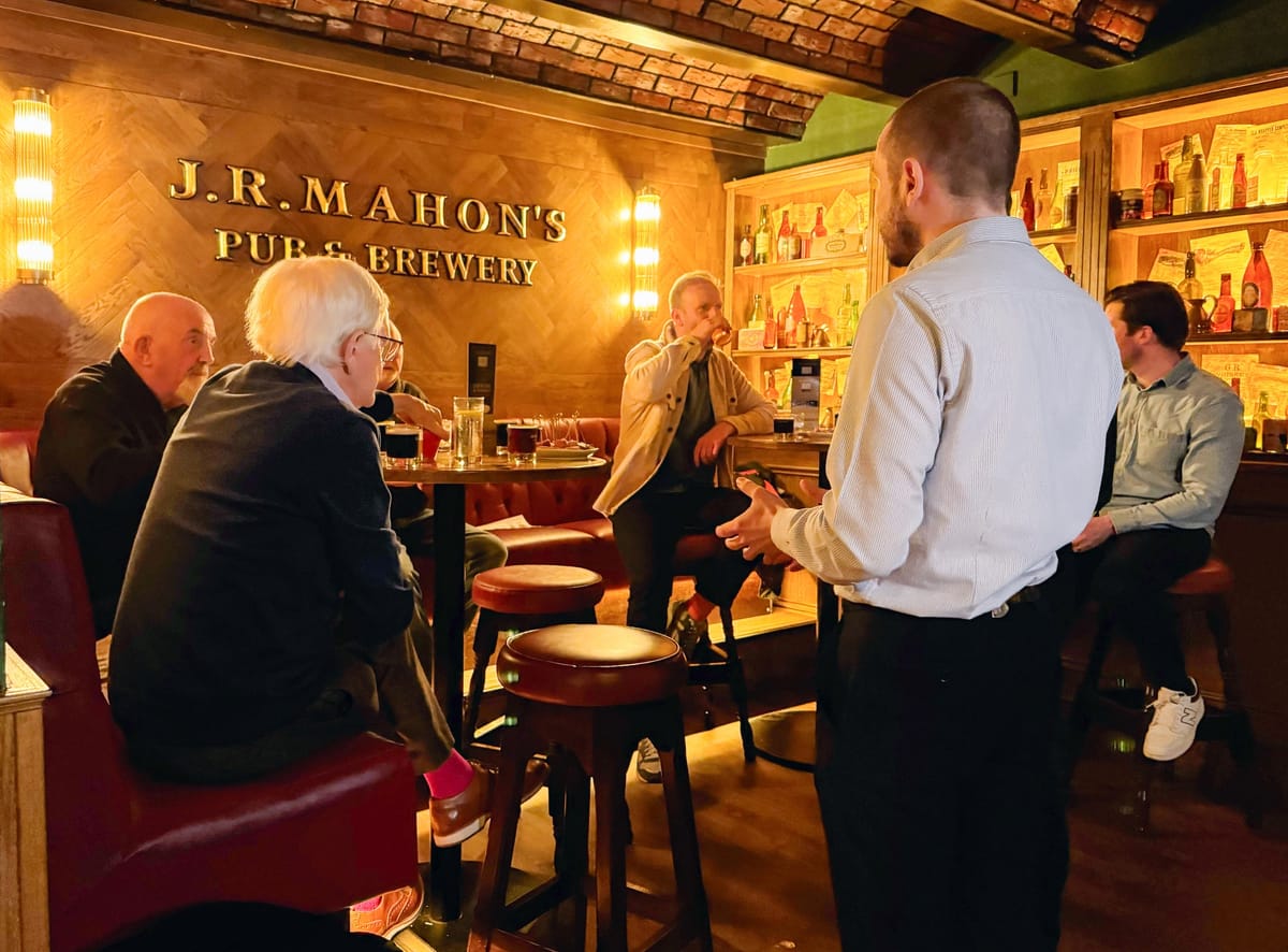 Unveil The Brew: J.R. Mahon's Tasting Tour